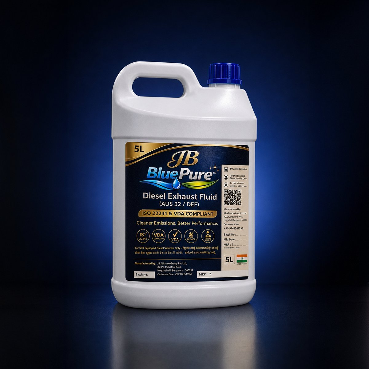 JB BluePure 5L AdBlue jerrycan